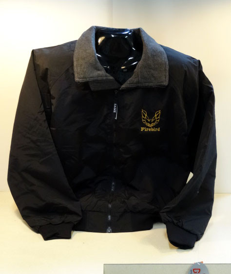 Vintage black jacket with Firebird logo