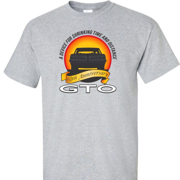 GTO anniversary shirt with car image
