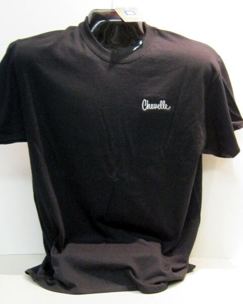 Plain black t-shirt with logo