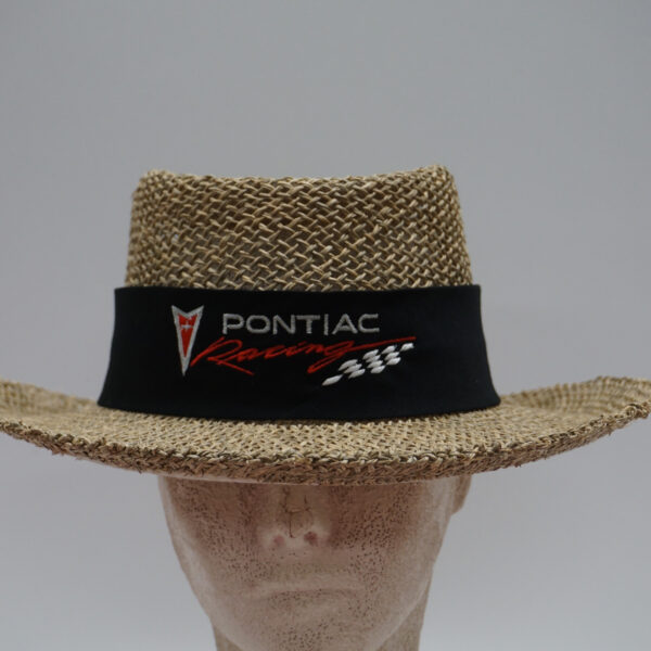 Pontiac Racing straw hat display