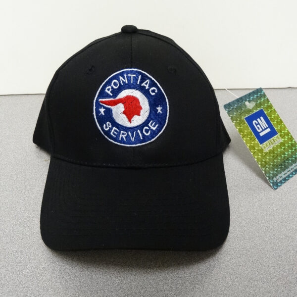 Black cap with Pontiac Service logo