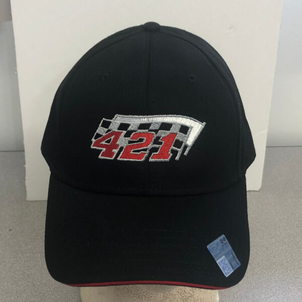 Black cap with 421 logo