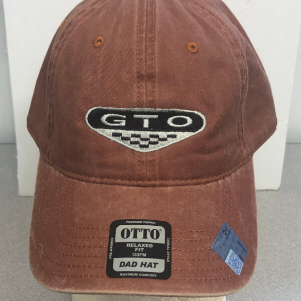 Otto branded GTO dad hat front view