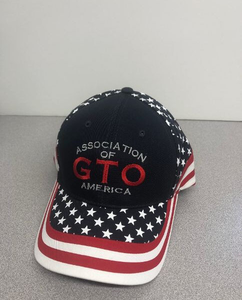 Patriotic hat with stars and stripes