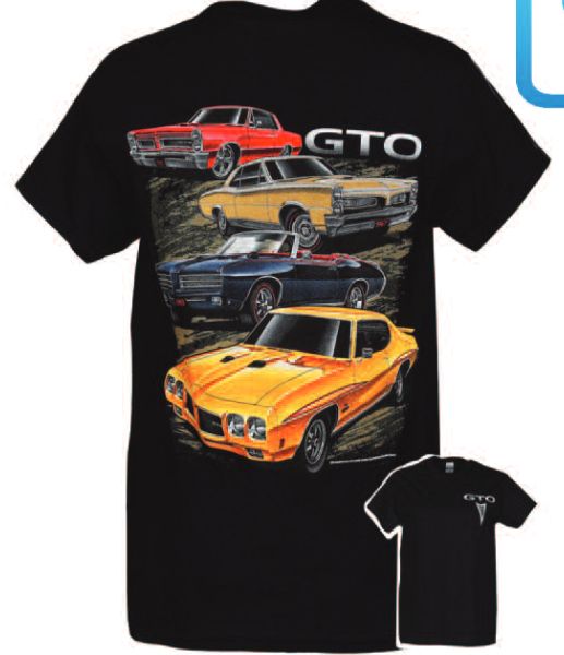 Vintage GTO muscle car shirt design