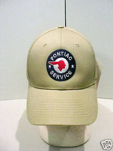 Beige cap with Pontiac logo