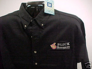 Button-up shirt featuring Buick logo