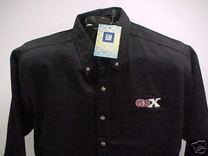 Black shirt featuring GSX and GM tag