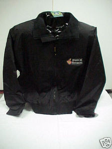 Black jacket with embroidered logo