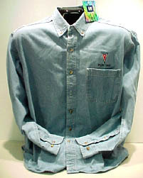 Light blue button-up shirt