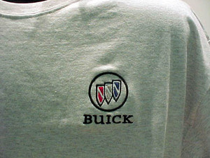 Buick logo on gray shirt